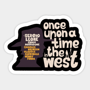 Serenade of the Spaghetti Western: Tribute to Once Upon a Time in the West Sticker